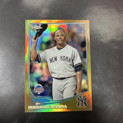 2013 Mariano Rivera Topps Chrome Mega GOLD REFRACTOR Parallel /250 - #43 Yankees - Image 1 of 2