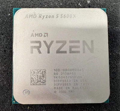 AMD Ryzen 5 5600X Desktop Processor 3.7GHz, 6-Core, 12-Thread Socket AM4 Tested - Image 1 of 3