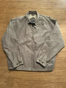 Trader Bay Jacket Men's Large Green Full Zip Pocket Outdoor Travel Hiking Retro - Picture 1 of 13