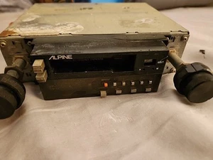 CASSETTE ESTÉREO DE AUDIO PARA AUTOMÓVIL ALPINE 7128 DE COLECCIÓN 2 PERILLAS DE LA VIEJA ESCUELA - Imagen 1 de 12