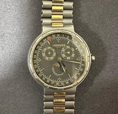 Longines Conquest Moon phase Triple Calendar Titan Qz Men's - Image 1 of 4