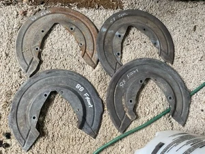 1988 Fiero Wheel Brake Dust Shield Set Of  4 Front Rear - Picture 1 of 1