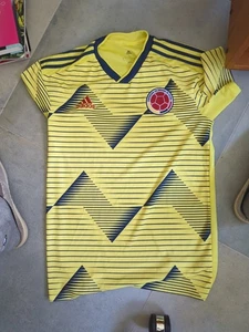 Adidas 2019 Columbia Home Soccer Jersey Men’s Large Yellow Size S - Picture 1 of 3