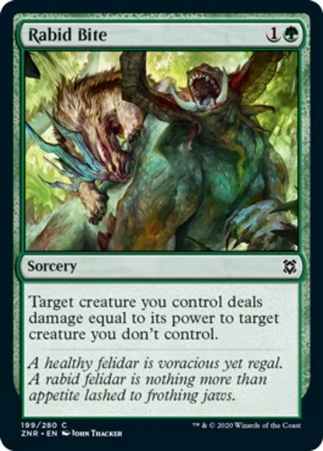 x1 Rabid Bite - Zendikar Rising - NM - MTG - Image 1 of 1