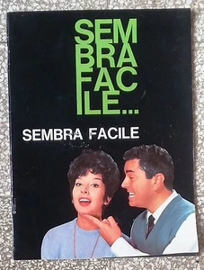 11697 Programma sala - Musical "Sembra facile.." Marisa Del Frate Raffaele Pisu - Picture 1 of 1