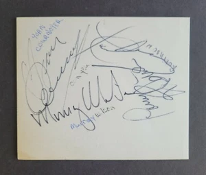 Yvan Cournoyer y Larry Robinson firmaron 1970 corte canadiense firma - Imagen 1 de 3