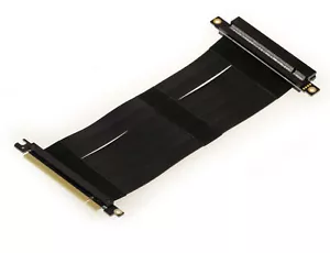 Riser PCI EXPRESS 16x - PCIe 3.0 3.1 4.0 - isolé - connexion 180° - Bild 1 von 3