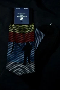 Karibik Herren rot bunt Fliegenfischen Streifen Anzug Freizeit Socken 10-13 - Bild 1 von 3