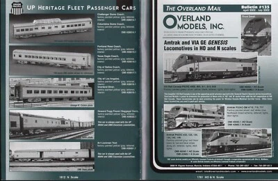 catalogo rivista OVERLAND MODELS MAIL Bulletin 135 2002 USA              E   aa - Image 1 of 2