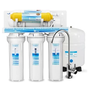 6 Stage Undersink Reverse Osmosis System Water Filter with Mineral Filter 75 GPD - Picture 1 of 7