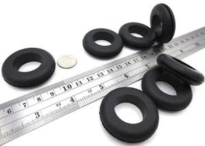 1 1/4" Hole Fit Rubber Grommet For 1/16" Thick Panel, Has 7/8" ID, Free Shipping - Bild 1 von 11
