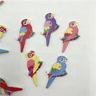  50 pièces boutons à coudre pour animaux en forme d'oiseau boutons en bois vêtements artisanaux