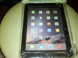 Heavy Duty Shockproof Tough Protective Skin Case Cover For iPad Air 2 9.7--Black - Picture 1 of 3