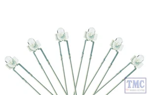 LED-SWD DCC Concepts N/TT/HO/OO/O/G Scale 1.8mm Microdot LED Sunny White (6) - Picture 1 of 1