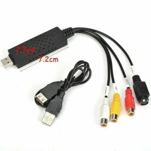 USB 2.0 Audio Video VHS VCR TV to DVD Converter Capture Card Device Adapter - Picture 1 of 6