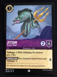 Disney Lorcana Ursula’s Return Jetsam Ursula’s «Baby» 46/204 casi nuevo - Imagen 1 de 2
