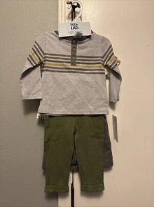 Little lad baby boy NWT 4-pc matching outfit set size 12 Months - Picture 1 of 5
