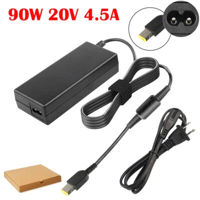 90W AC Adapter Charger for Lenovo ThinkPad L15 L440 T14s T15 Power Supply Cord  - Image 1 of 4