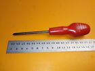 Vintage Stanley 5101 red handled screwdriver 1pt phillips B04W12825