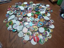 Lot of 100 Pogs / Milk Caps Unsorted + 2 SLAMMERS!! Rare and Hard To Find Pogs!