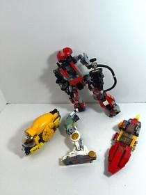 LEGO Ninjago Partials :  Fire Mech 70615 + Ayesha's Revenge 76080 + Katana 70638