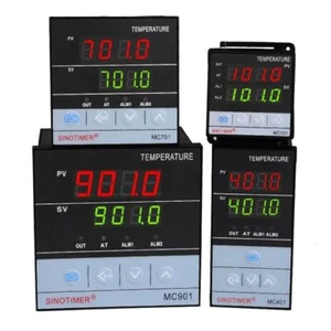 Controlador de salida de relé digital termopar PID SSR temperatura de entrada PT100 K - Imagen 1 de 16