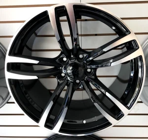 19x8.5/9.5" STAGGERED CSL M3 STYLE BLACK RIMS FITS BMW 4 SERIES 428 430 435 - Picture 1 of 4