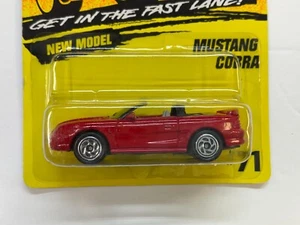 1995 MATCHBOX SUPERFAST MUSTANG COBRA COLLECTOR NO. 71 - Picture 1 of 7