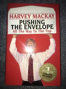 Business Manager Success: PUSHING THE ENVELOPE *SIGNED by HARVEY MACKAY 1st Ed - Picture 1 of 9