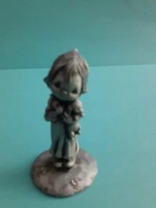 Betsey Clark Hallmark Little Gallery Pewter Puppy Love Figurine FreeShip - Picture 1 of 1