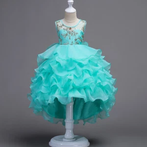 Kids Princess Flower Girls Tutu Dress Birthday Party Pageant Wedding Prom Dress - Picture 1 of 23