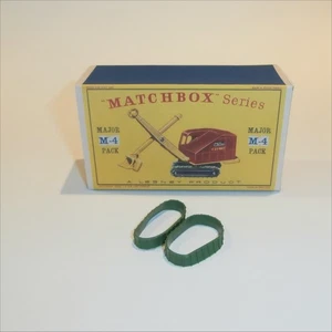 Matchbox Major Pack 4 a Ruston Bucyrus Excavator Repro Box with Green Tracks - Picture 1 of 4