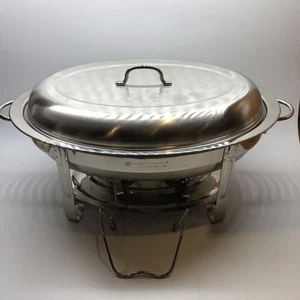 Gourmet Standard 18/10 Edelstahl Chafing Dish 5 Quart Hitze Buffet komplett - Bild 1 von 13