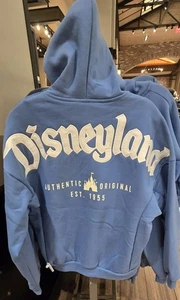 Disneyland Resort blauer Hoodie Sweatshirt mit Reißverschluss Gr. MEDIUM Neu 2025 Disney - Bild 1 von 2
