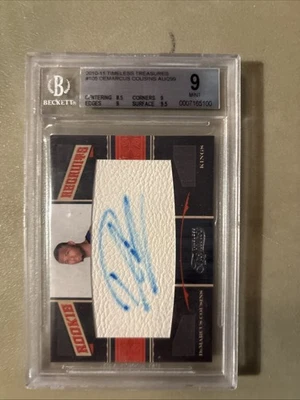 2010-11 Timeless Treasures gold DeMarcus Cousins Auto bgs 9 rookie 2 / 10 - Image 1 of 2