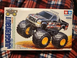 SUPER RARE Tamiya 1:32 Juggernaut Junior F-350 Junior 17014 MODEL NEW OPEN BOX - Picture 1 of 4