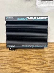 Soundstream 4 Channel Amplifier Granite 120.4 Car Audio Made in USA - Picture 1 of 10