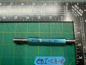 Vermont Messgerät 7/16-14 UNC-2B Gewinde Stopfen Messgerät GO .3911 NO GO .3972 - Bild 1 von 7
