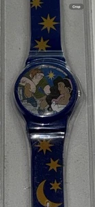 Vintage Disney Glöckner Kinderuhr blaues Figurenarmband - New Old Stock - Bild 1 von 4