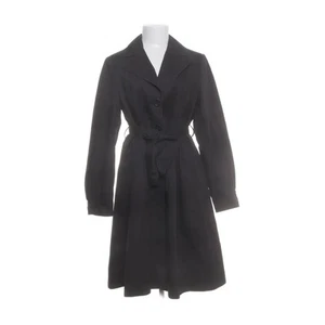 H&M, Trenchcoat, Damen, Größe: 42, Schwarz, Polyester/Baumwolle, Einfarbig #Gsq - Bild 1 von 5
