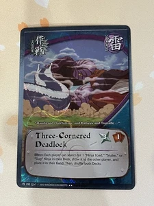 Naruto CCG, bloqueo de tres esquinas, 193, 1ª edición, MP/LP, lámina, onda - Imagen 1 de 2