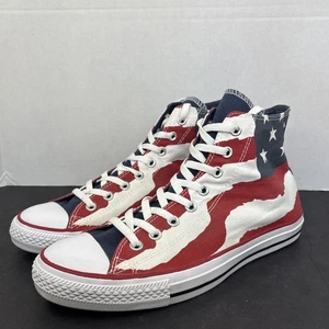 Top alto Converse All Star Chuck Taylor rojo/blanco azul 148869F para hombre 10 para mujer 12 - Imagen 1 de 12