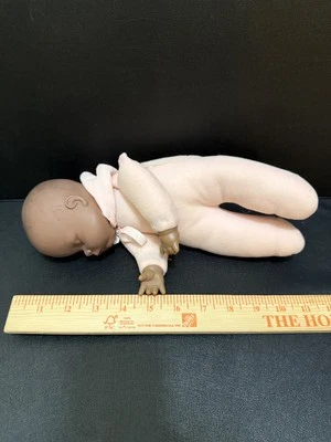 Muñeca Berenguer Baby Bunny de colección traje rosa ojos dormidos peluche juguete 1986 Foto 1 de 4