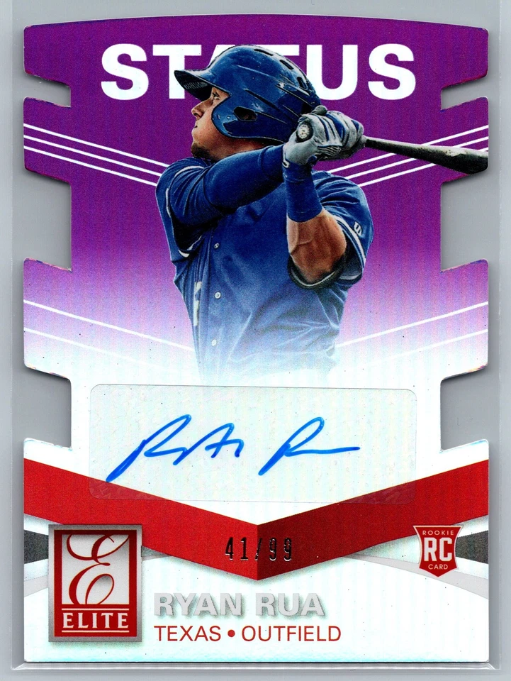 2015 Panini Elite #20 Ryan Rua Texas Rangers AU,SN - Image 1 of 2