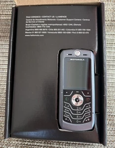 Téléphone portable Motorola L6i Feature Phone 2 pouces 0,3 MP 11 Mo de stockage 2G - Photo 1 sur 3