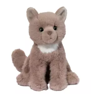 Kneadie 10" Cat Soft Douglas Cuddle Plush Stuffed Animal Grey Kitty lovey kitten - Picture 1 of 3