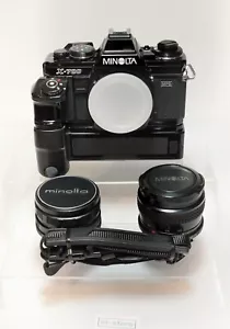 Minolta X-700 35mm SLR Film Camera with 2 Lenses & Motor Drive - Excellent - Picture 1 of 24