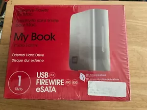 WESTERN DIGITL MY BOOK STUDIO EDITION 1 TB /To USB 2.0 FIREWIRE 400-800 ESATA - Picture 1 of 3