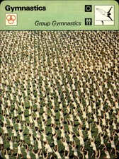 1977-79 Sportscaster Series 3 Multi-Sport Oversize Card #303 Group Gymnastics