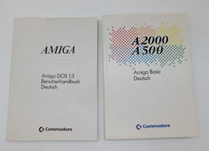 Commodore Amiga 2000 / A500 Amiga Basic + Amiga DOS 1.3, deutsch - Bild 1 von 2